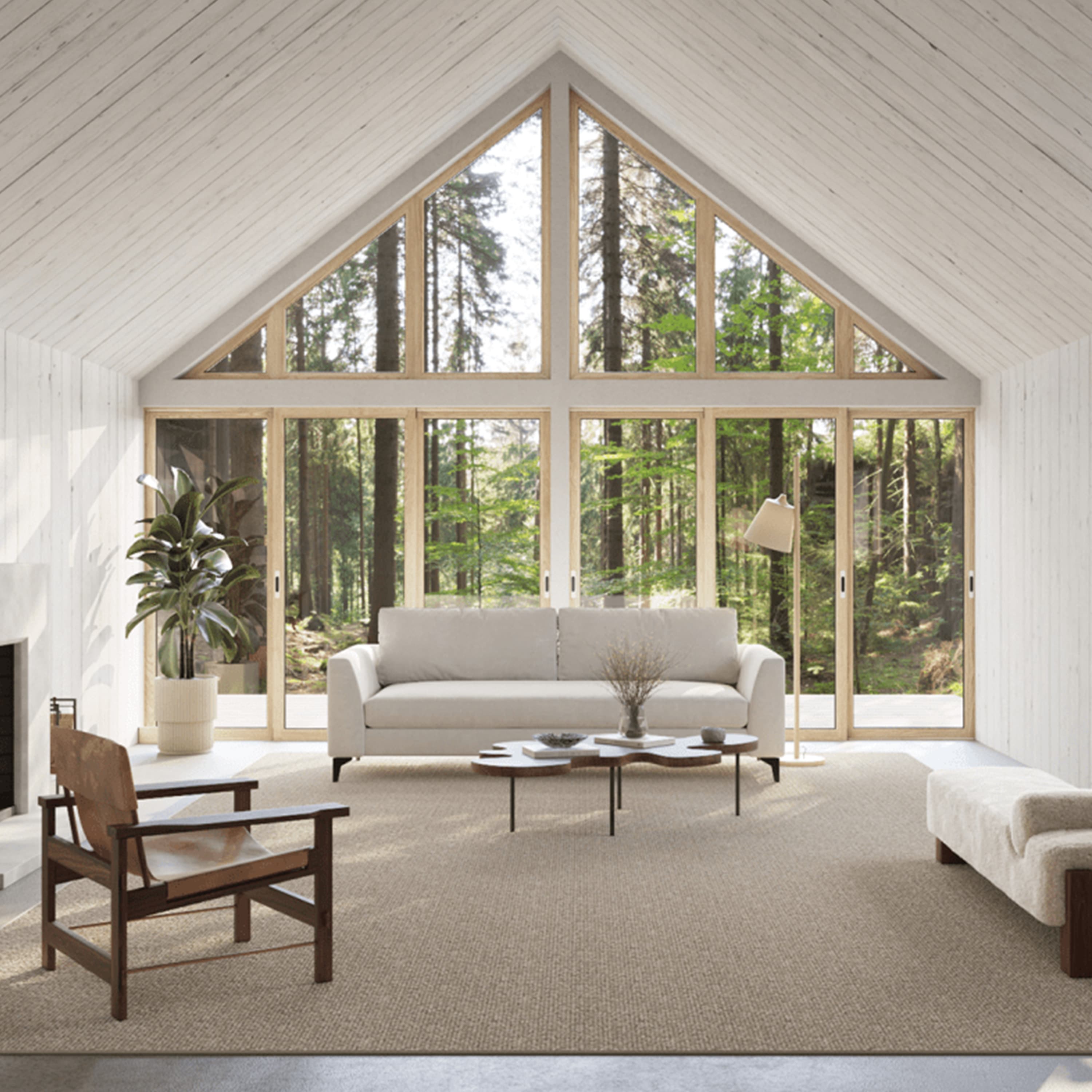 Fjellmyr Ullmatta Naturbeige 200x300