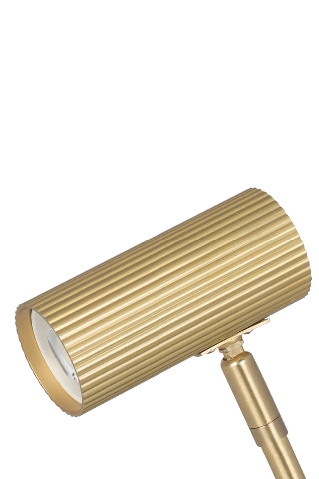 Hubble Clamp Spotlight Brushed Brass