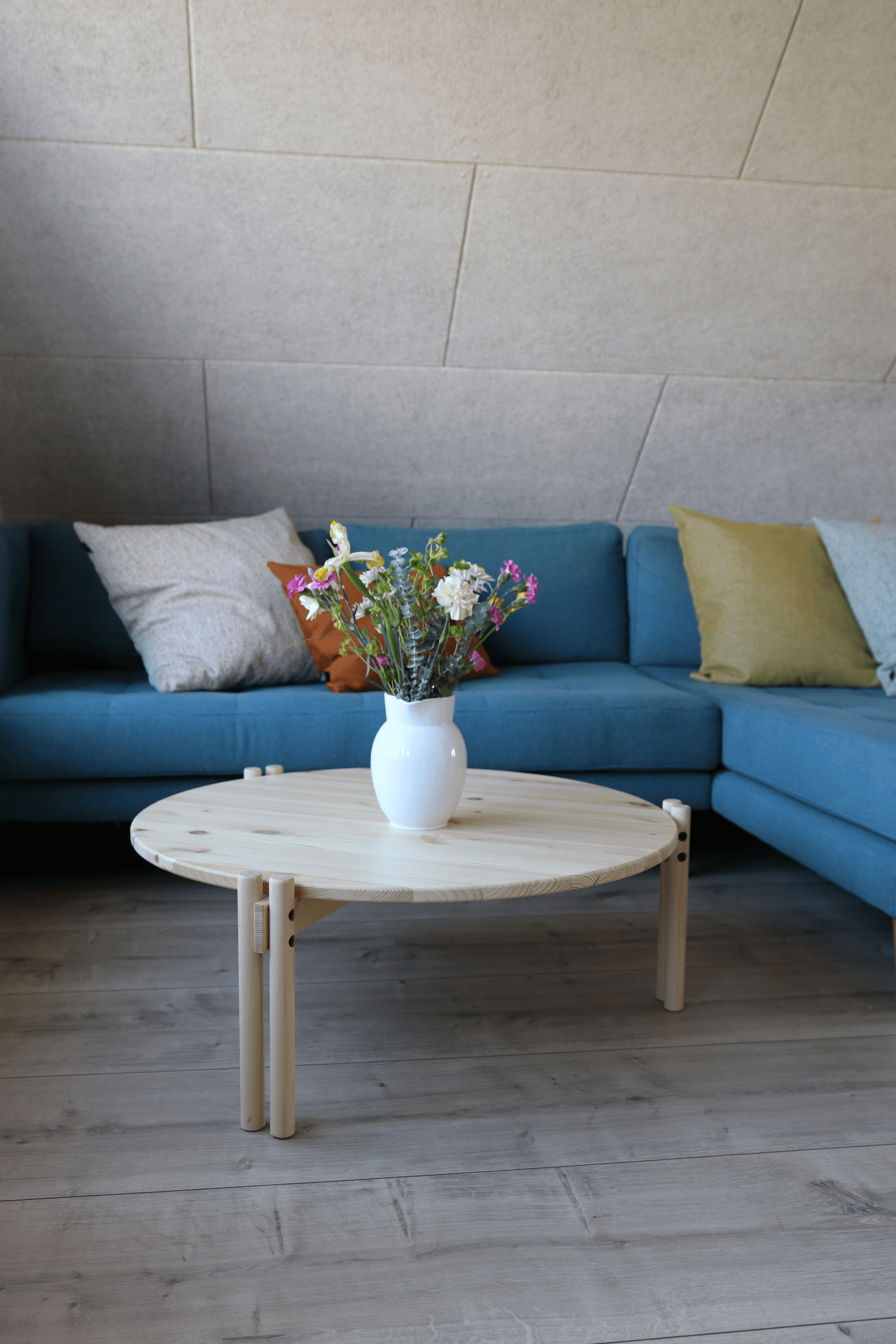 Sticks Couchtisch Natur Niedrig