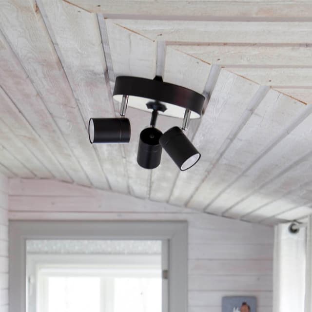 Correct 3 lights Spotlight Black