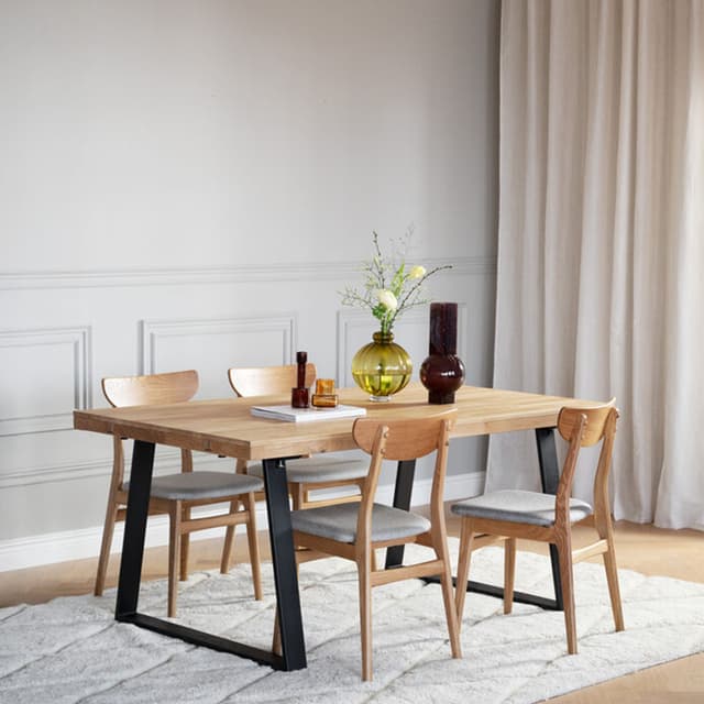 Brooklyn Esstisch U-Bein Eiche 170cm