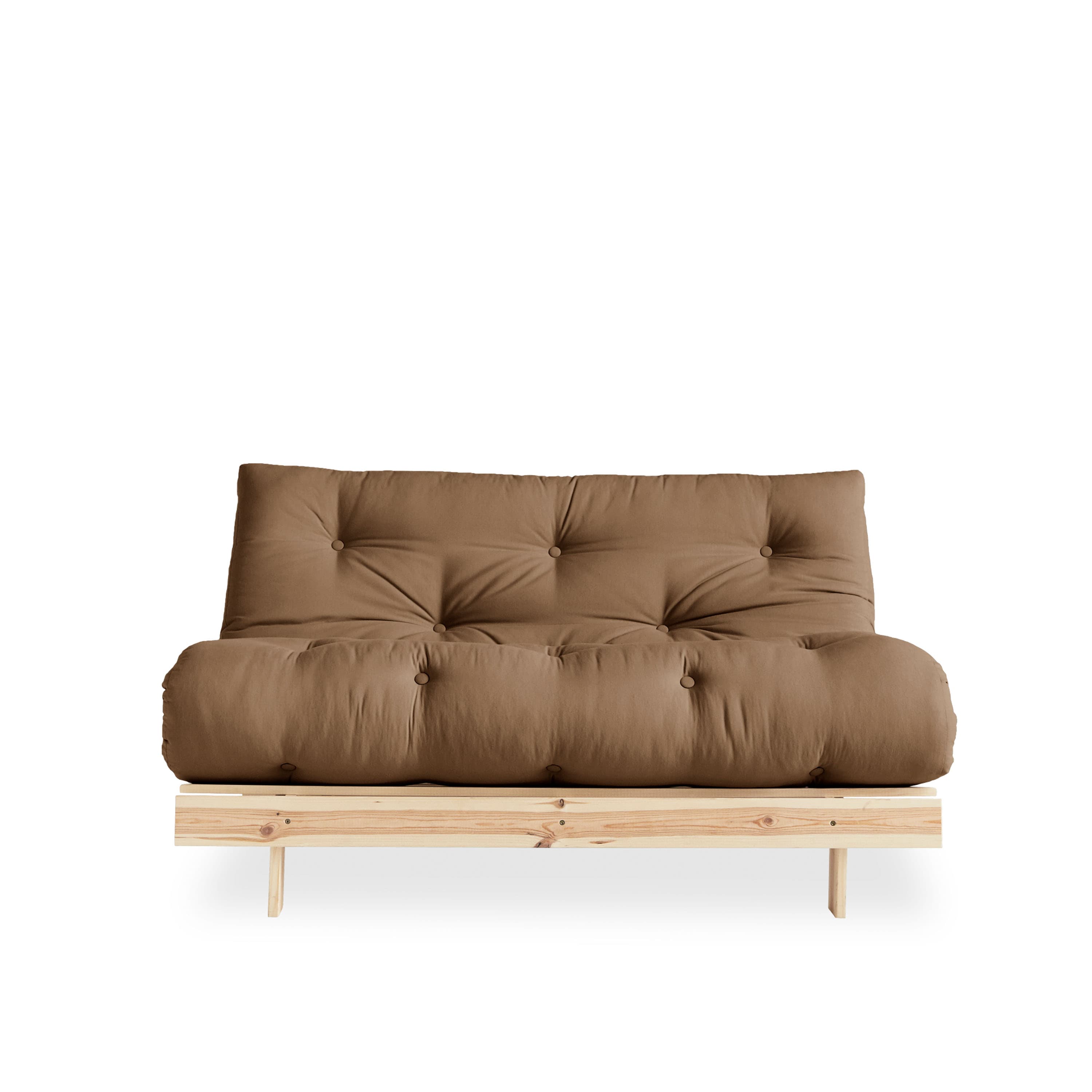 Roots Schlafsofa Natur/Mocca 140cm