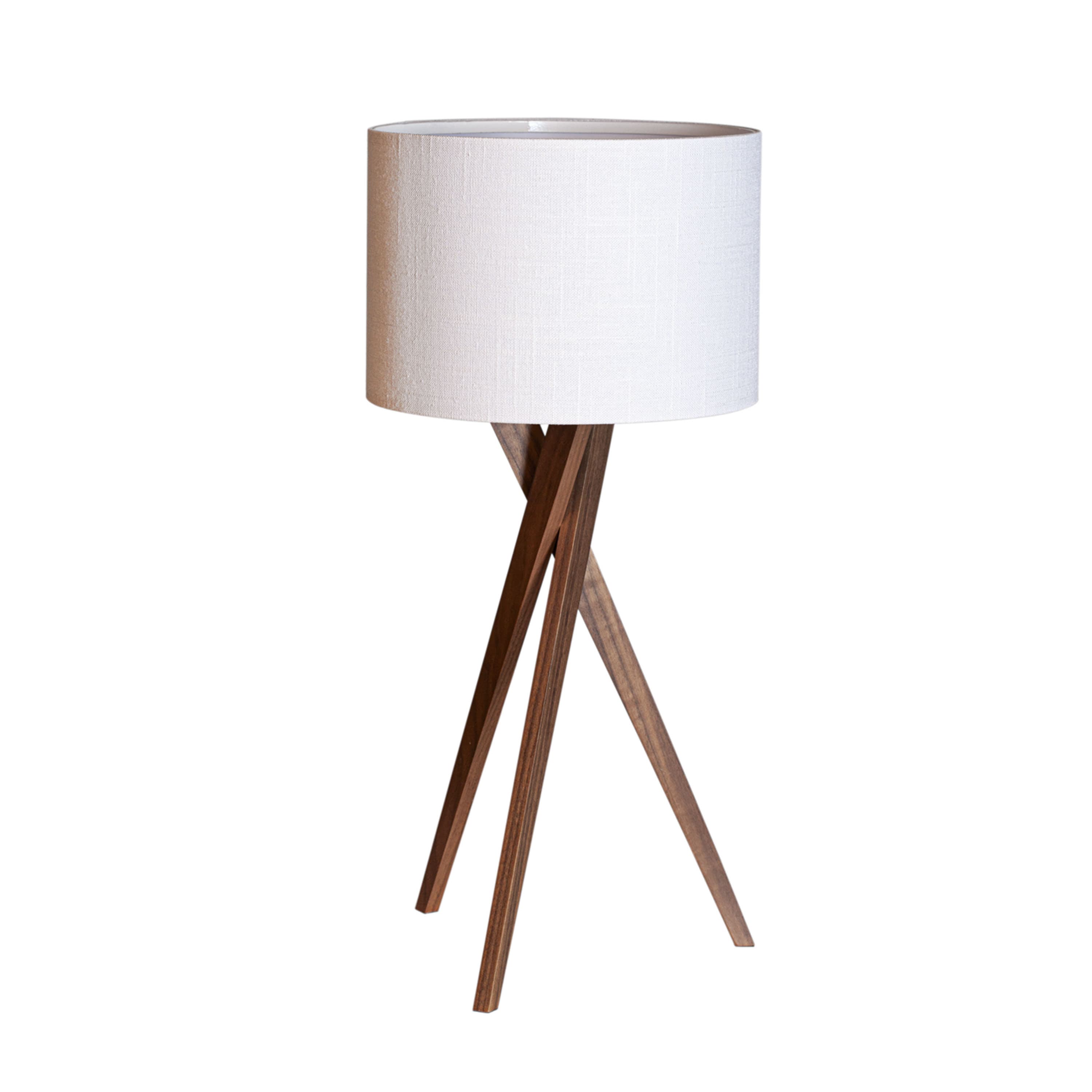 Vega Bordslampa Valnöt/Vit 55cm