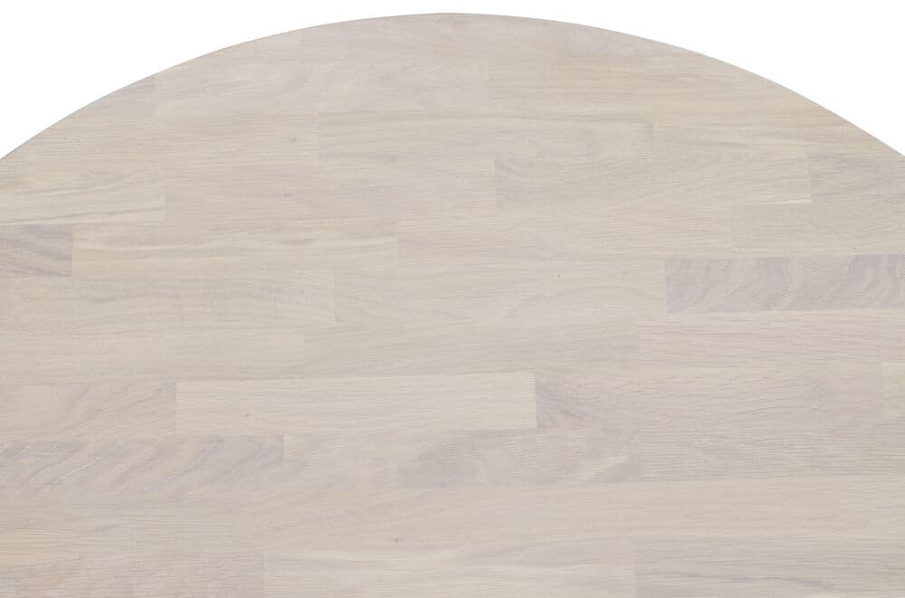Filippa Dining Table Oval White Washed 170+40
