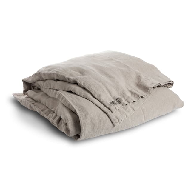 Bettbezug Leinen Natural Beige 240x220