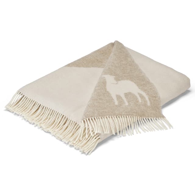 Lennie Wolldecke Creme 140x240