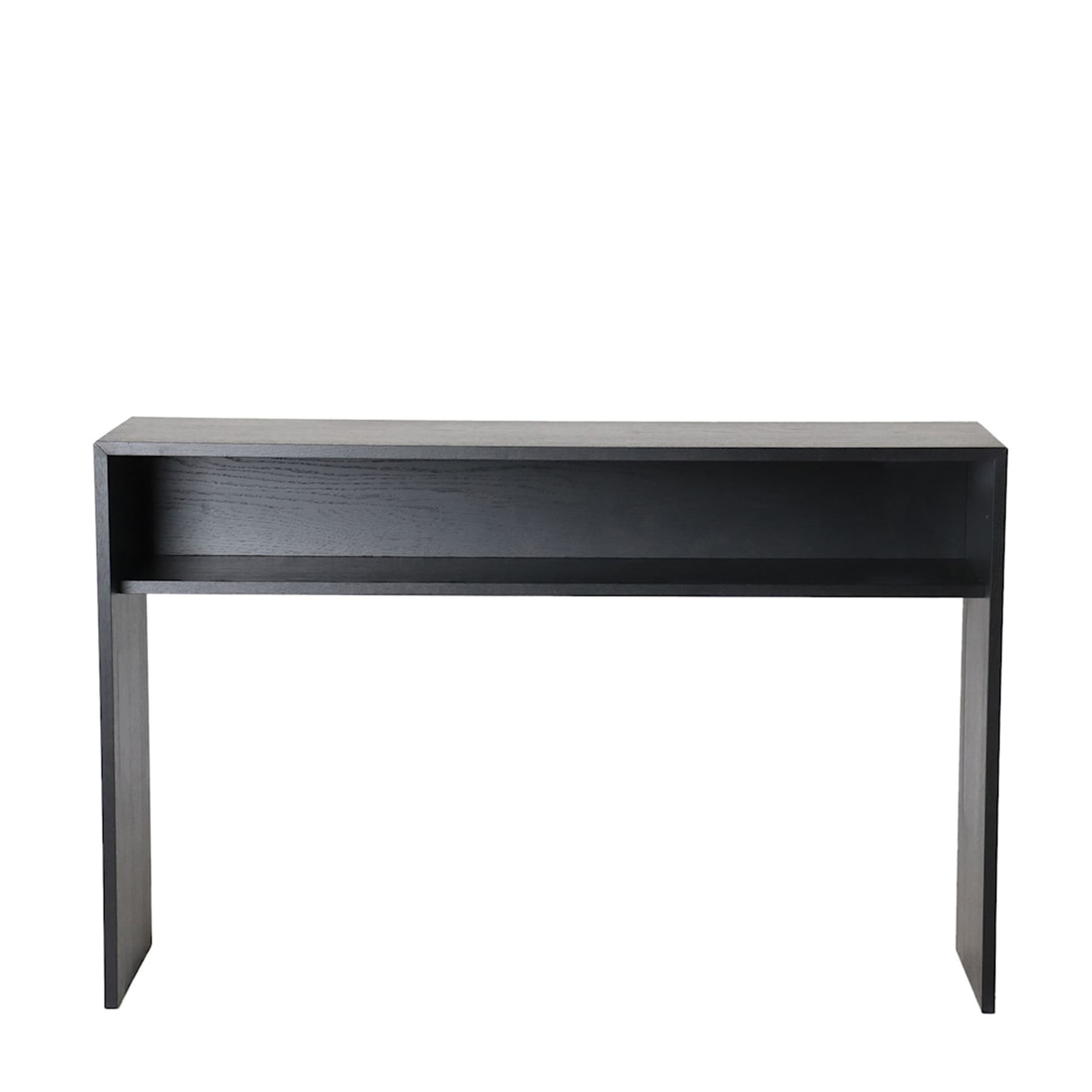 Esme Konsolentisch mit Ablage Schwarz 125cm