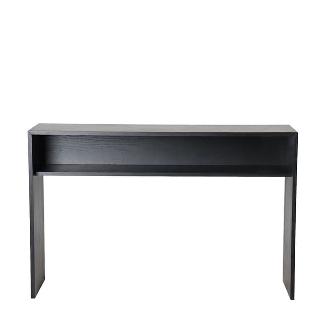 Esme Konsolentisch mit Ablage Schwarz 125cm