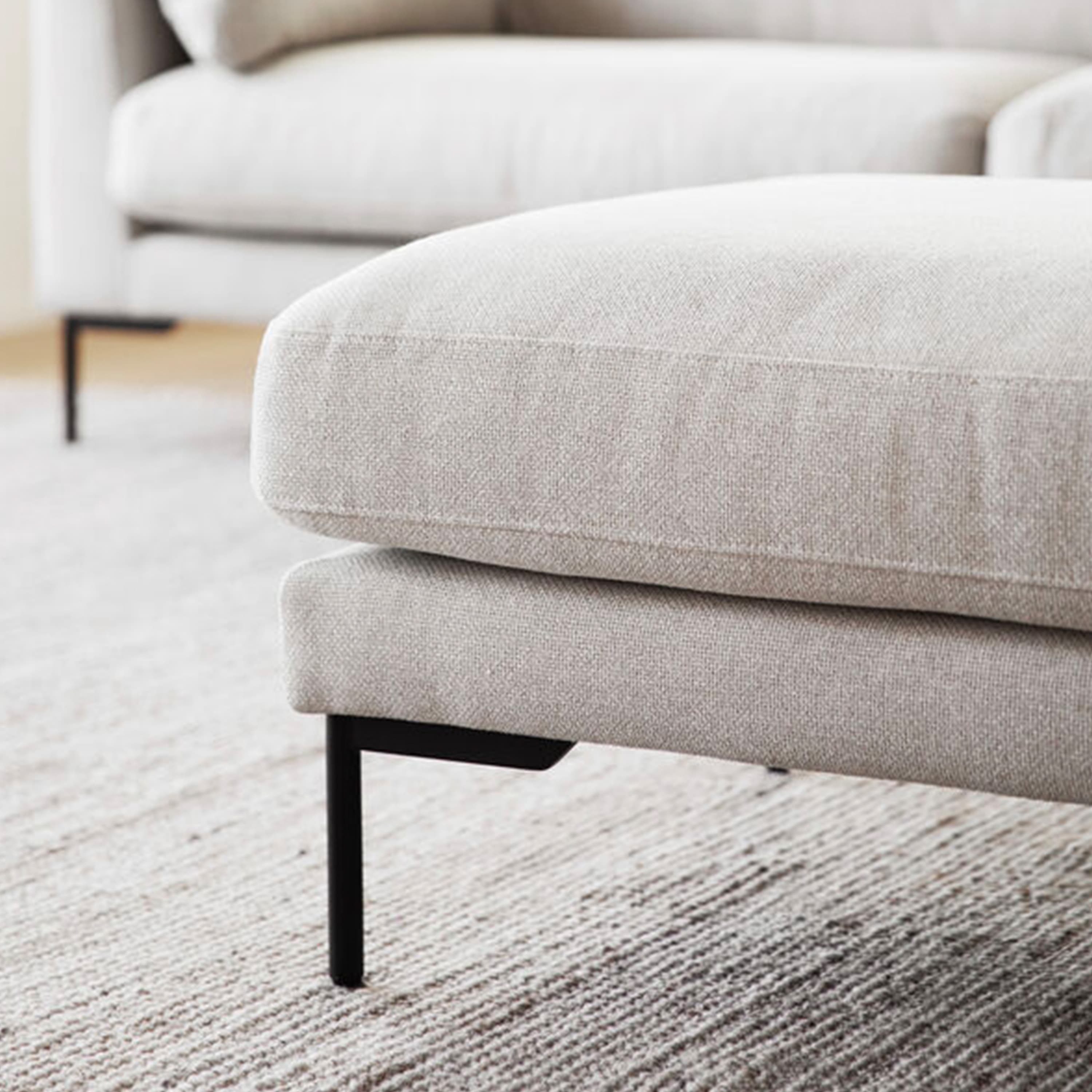 Corwin Footstool Beige