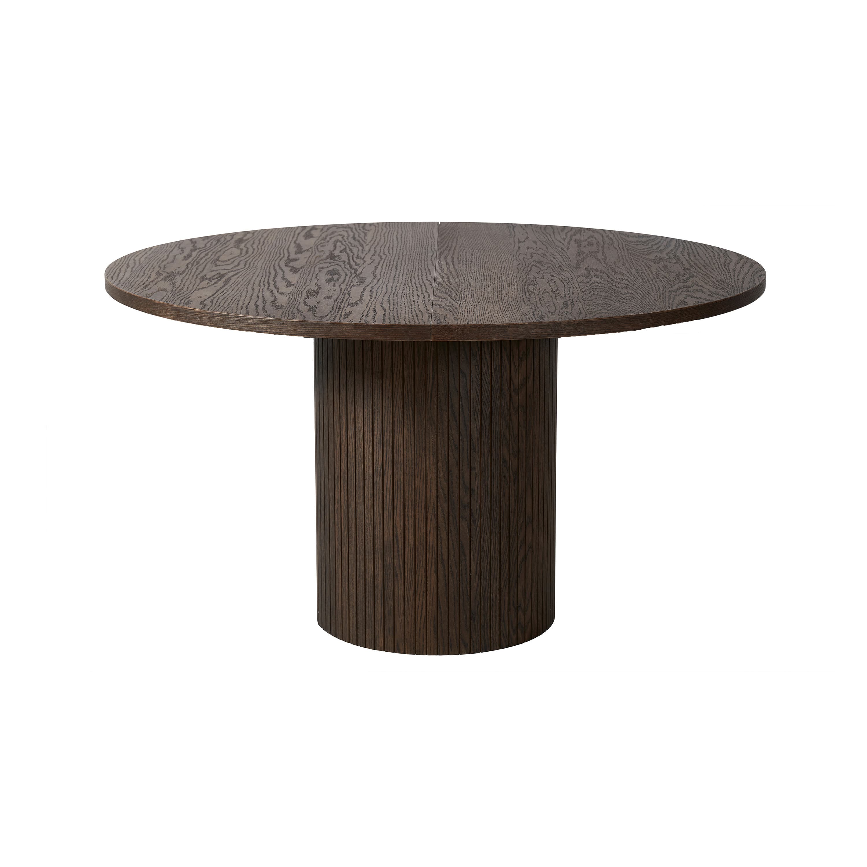 Bauer Dining Table Brown Stained Oak Ø130+50