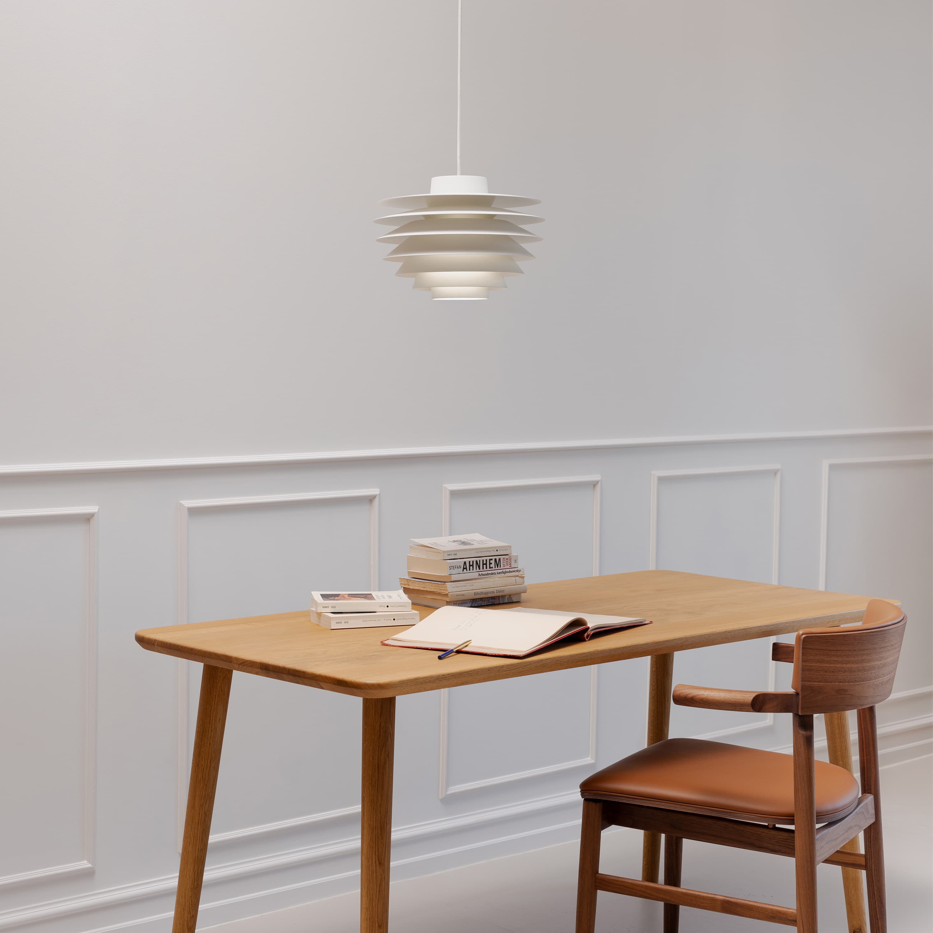 Verona Pendelleuchte Weiß 32cm