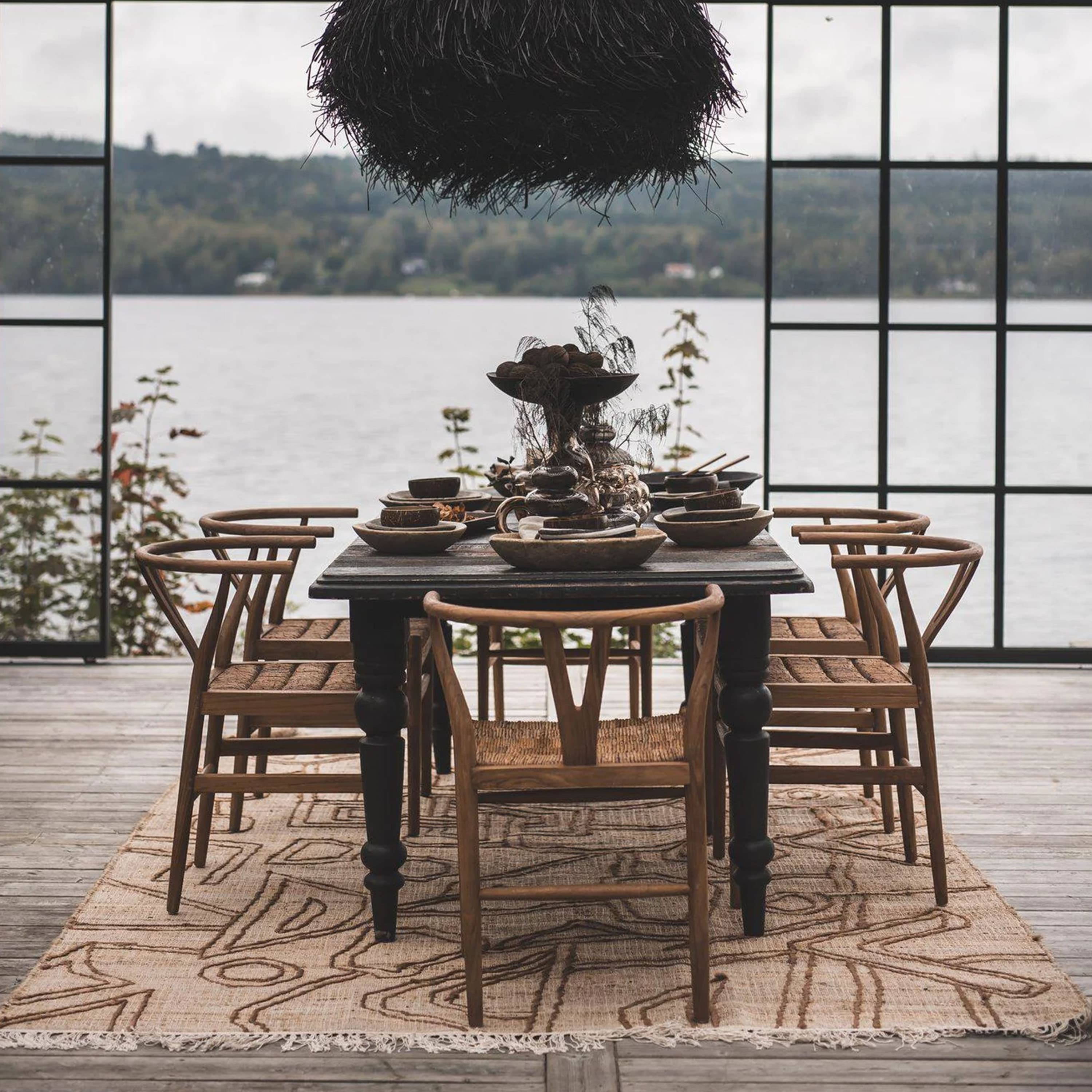 Kiana Juteteppich Beige/Braun 200x300