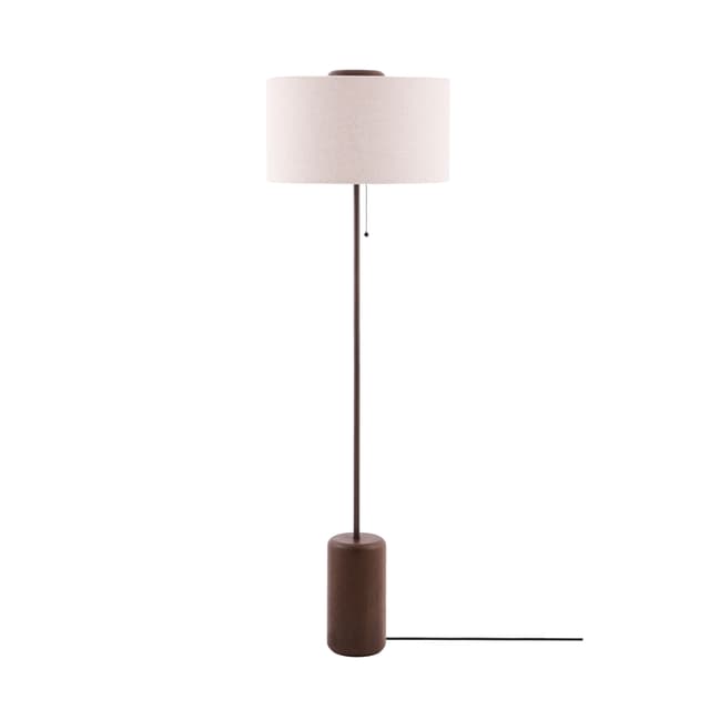 Bosco Floor Lamp Brown Stained Oak