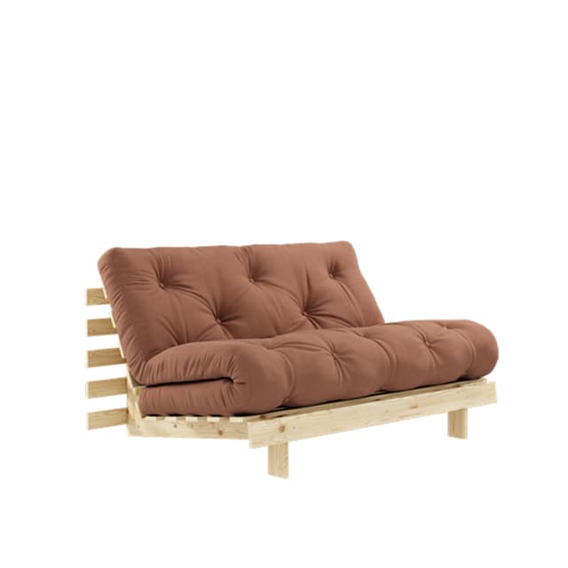 Roots Schlafsofa Natur/Clay Brown 140cm