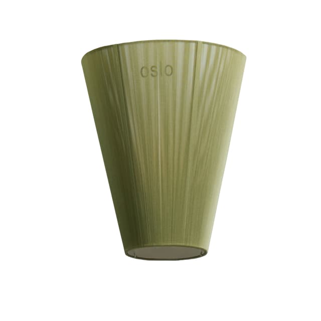 Oslo Wood Stehlampe Schirm Olive Green