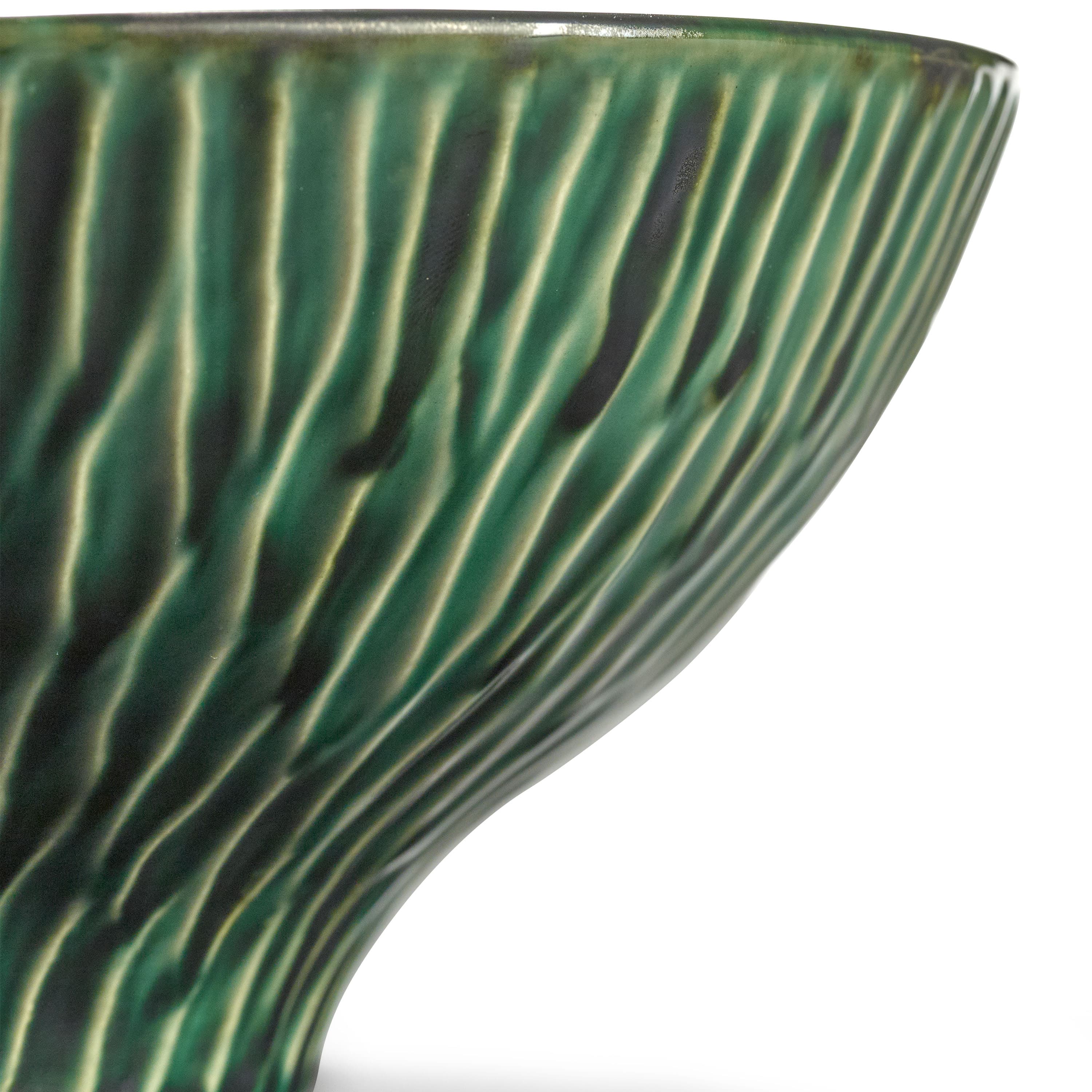 Lanza Serving Bowl Green Verde Ø30