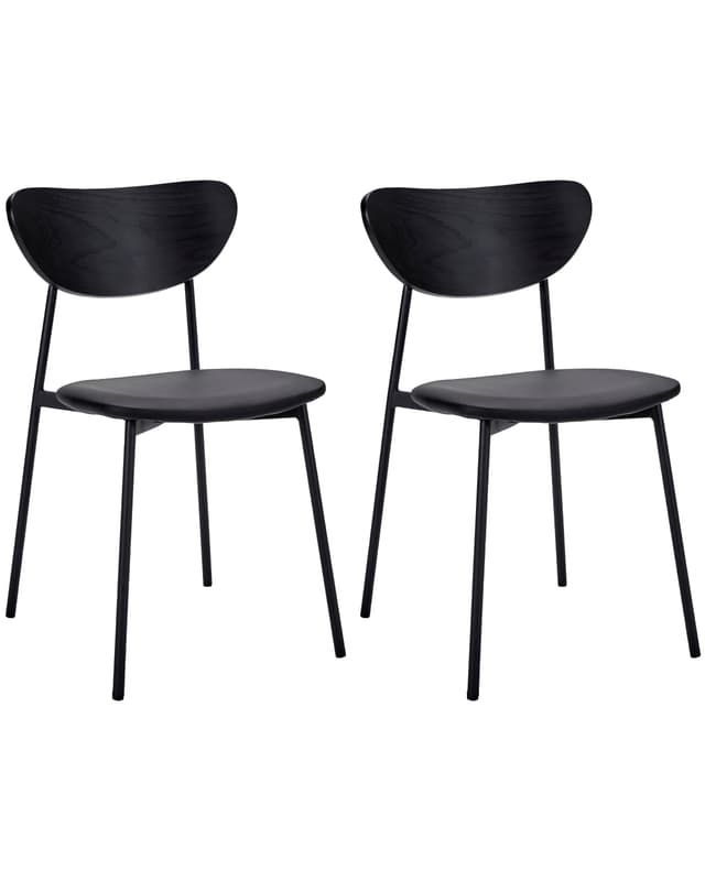 Must Dining Chair Black Set of 2