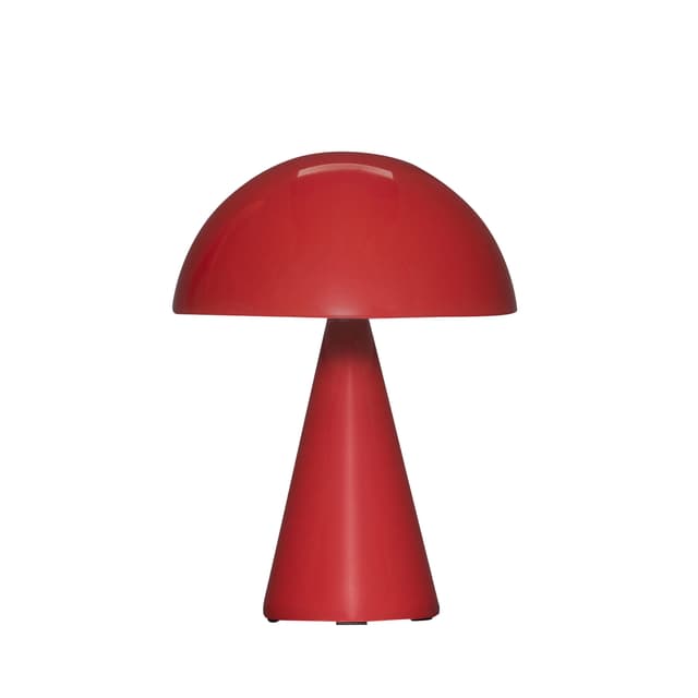 Mush Portable Table Lamp Red 20cm