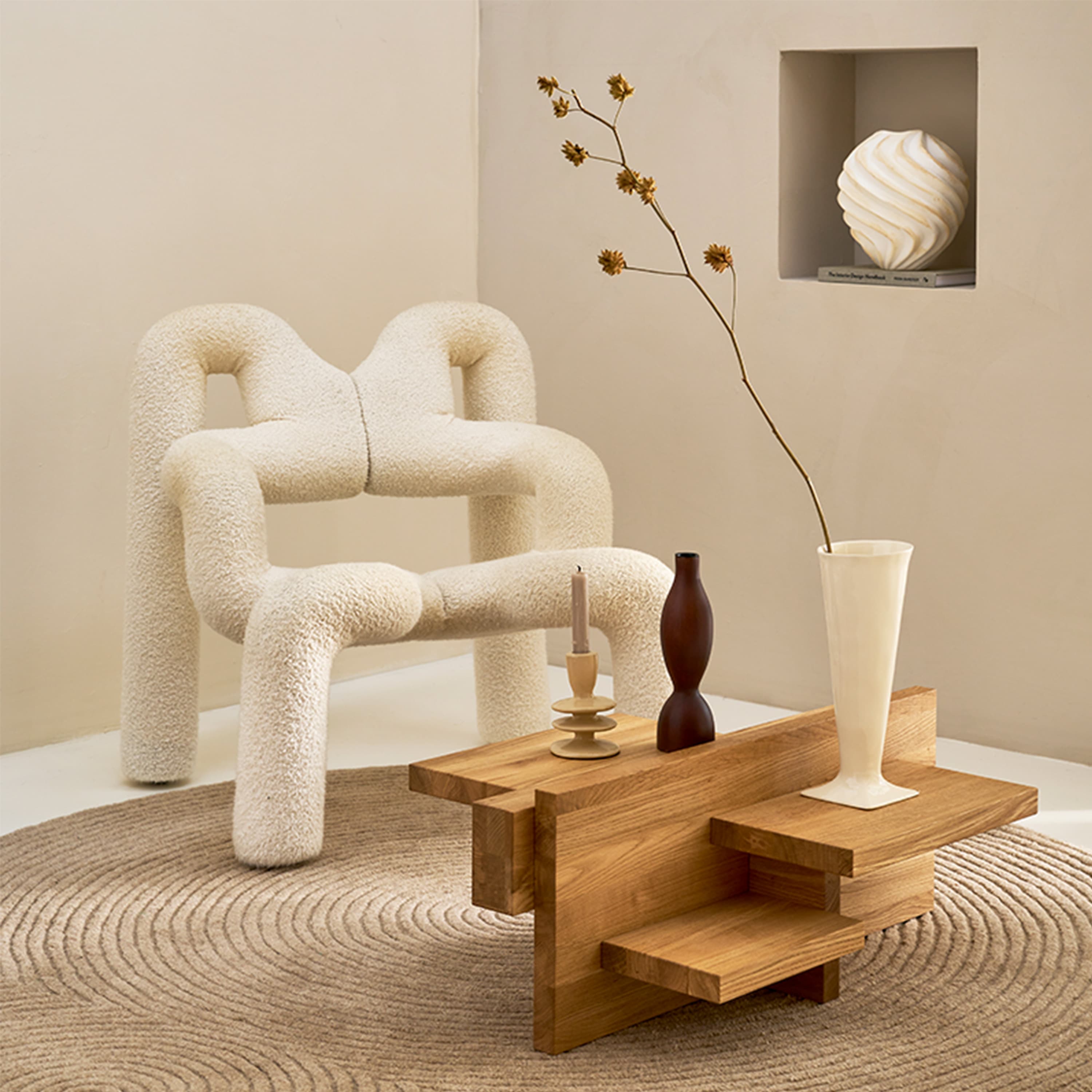 Mette Vase White 13cm