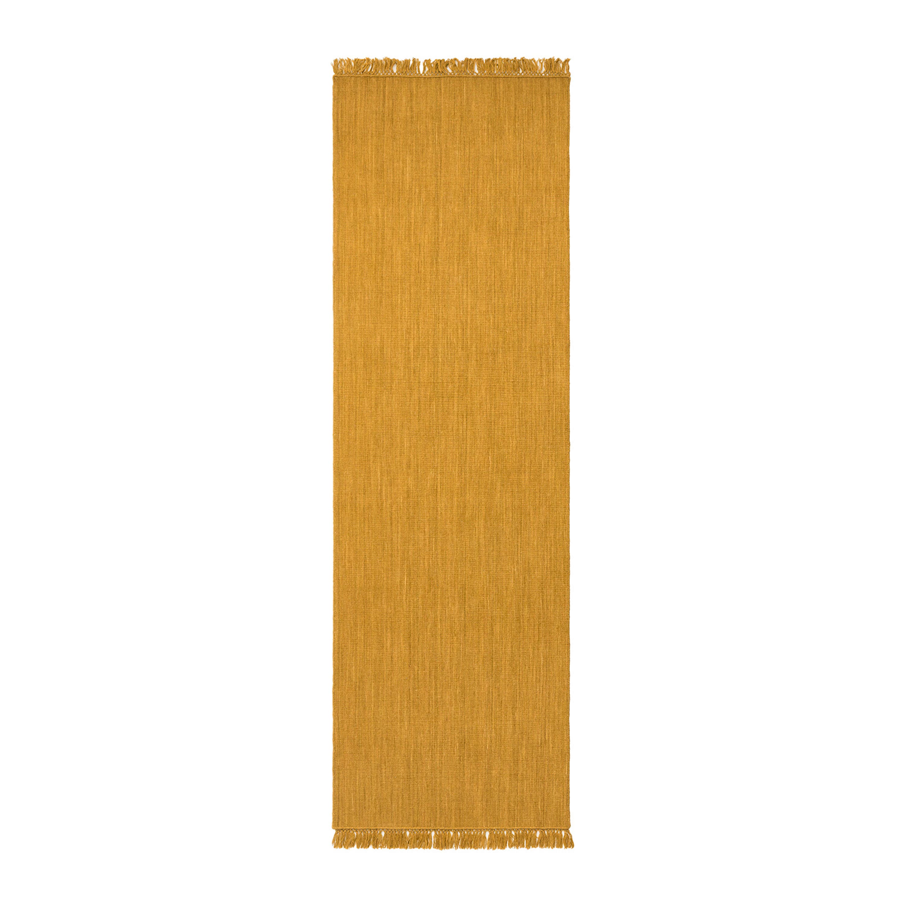 Nanda Wollteppich Masala Yellow 80x250