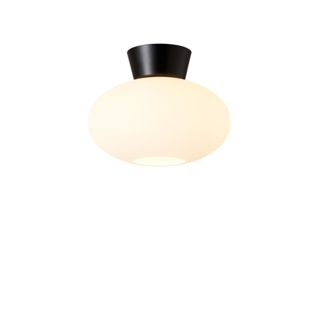 Bullo Ceiling Lamp Opal/Black