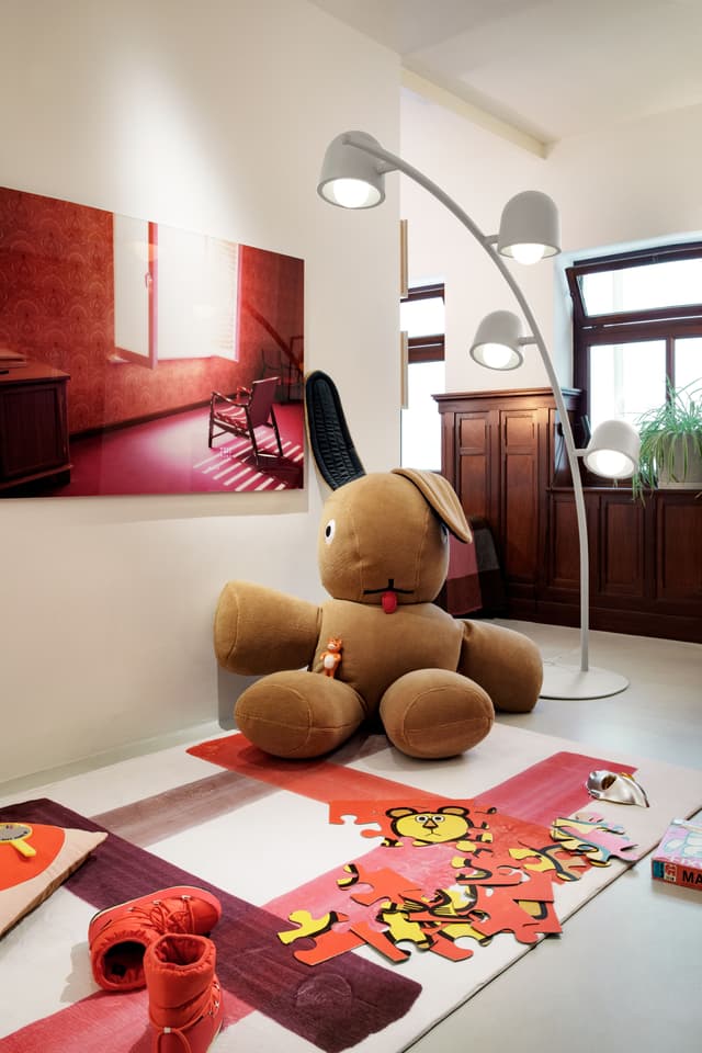 Big Lebow Golvlampe Grau