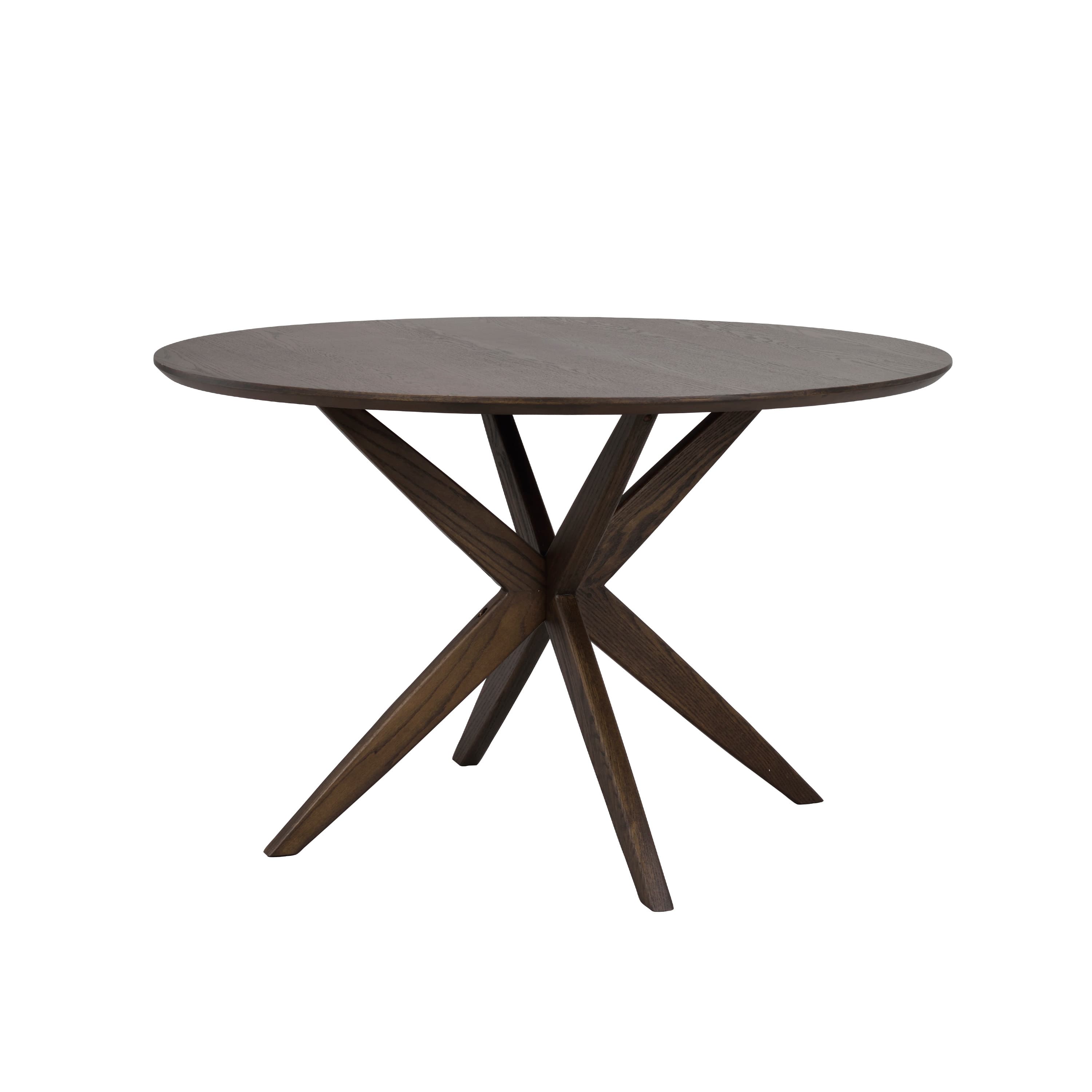 Calverton Dining Table Brown Ø120