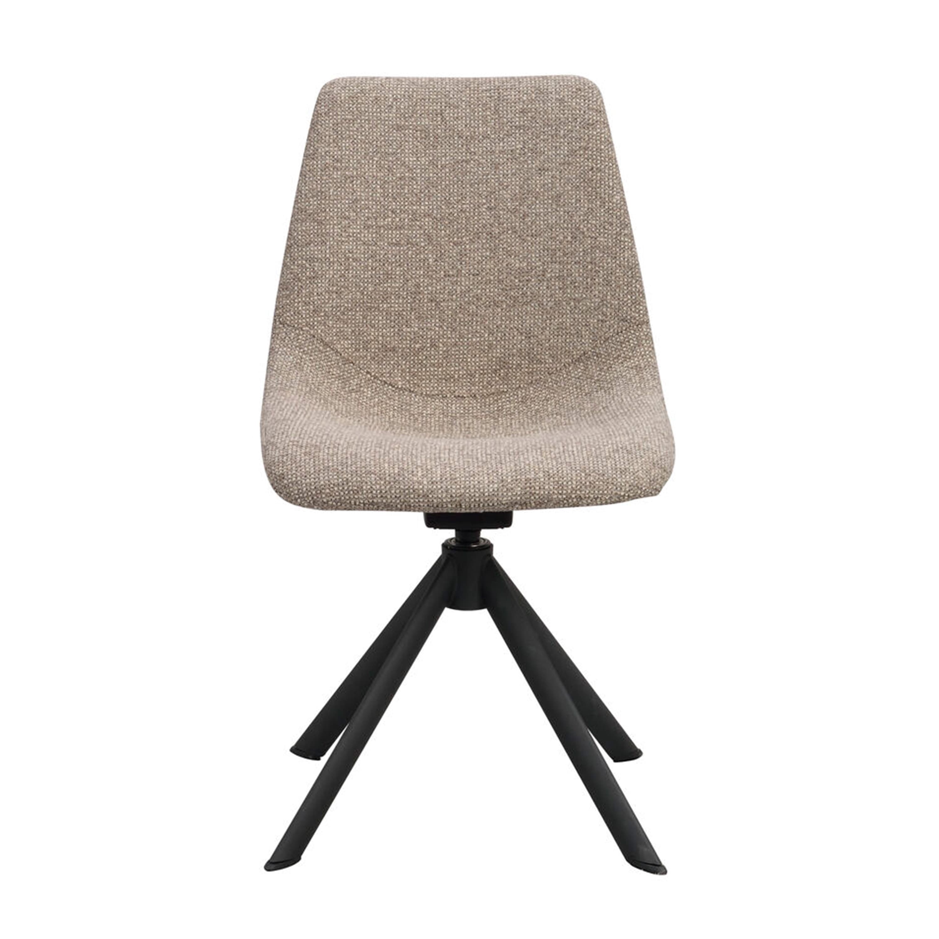 Dunmore Esszimmerstuhl Dunkelbeige/Schwarz