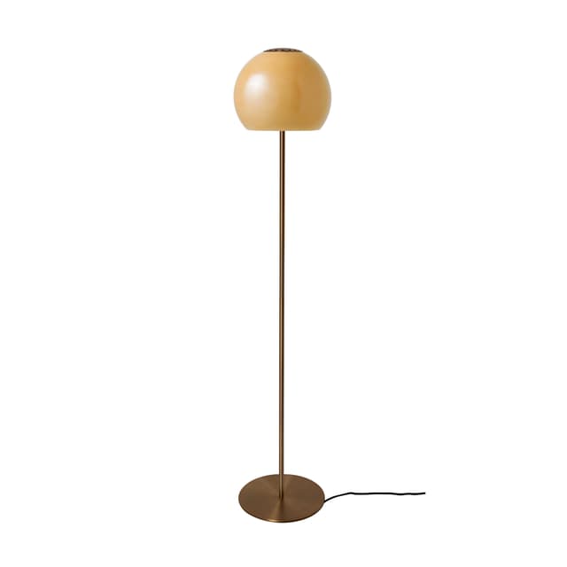 Ball Glass Stehlampe Amber Ø25