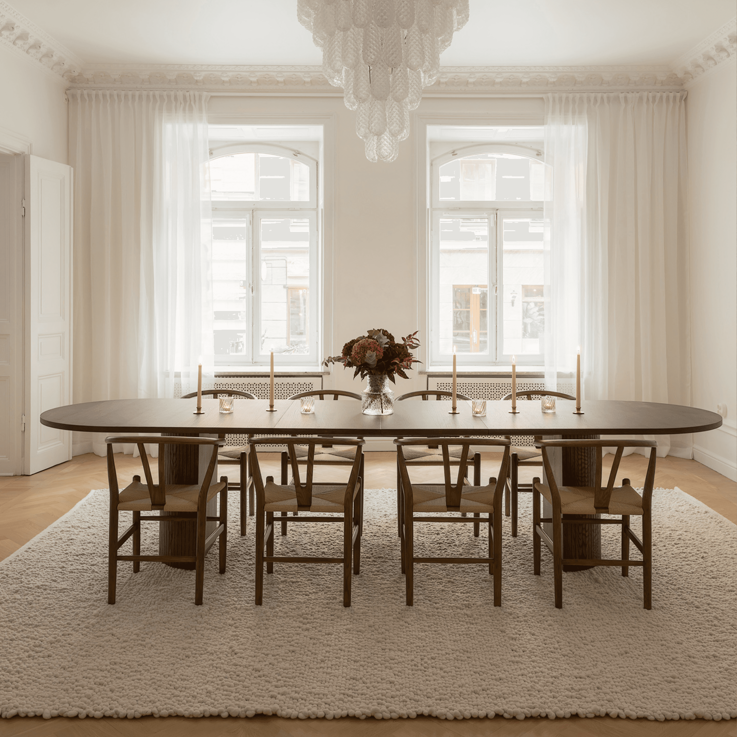 Paros Wollteppich White 250x350