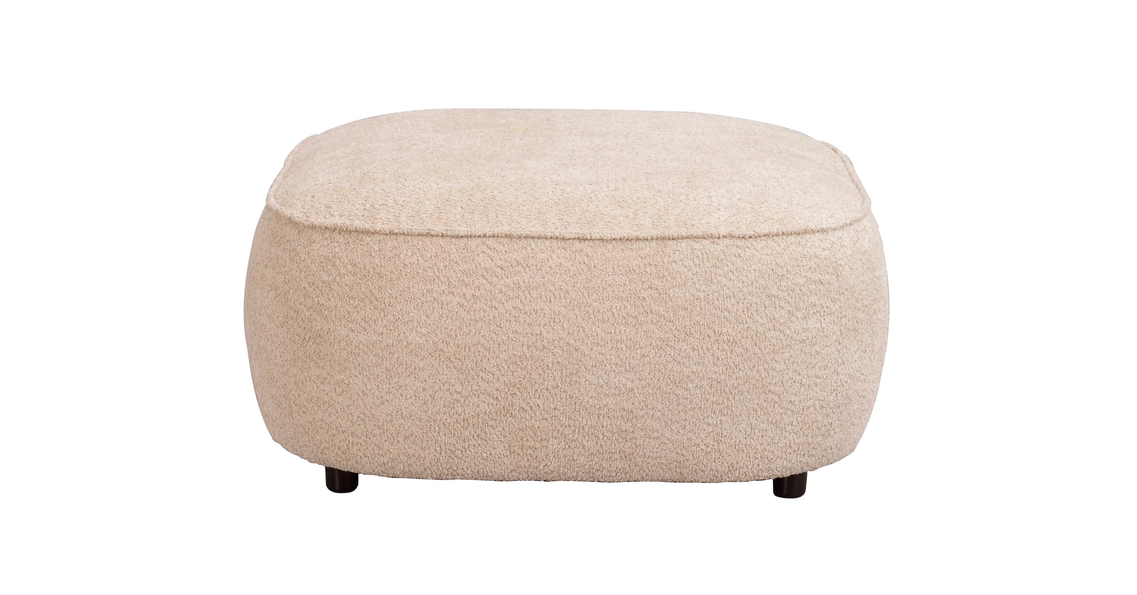 Norris Footstool Light Beige 89cm