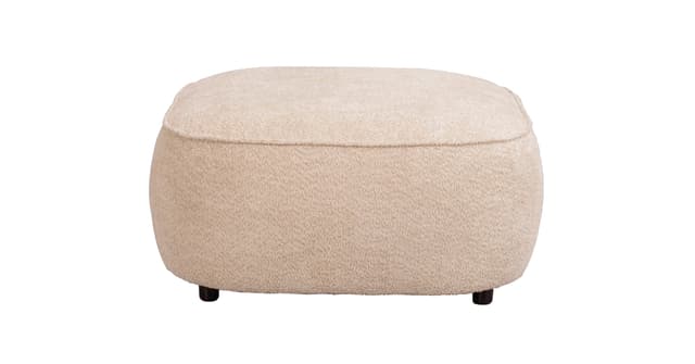 Norris Fußhocker Hellbeige 89cm