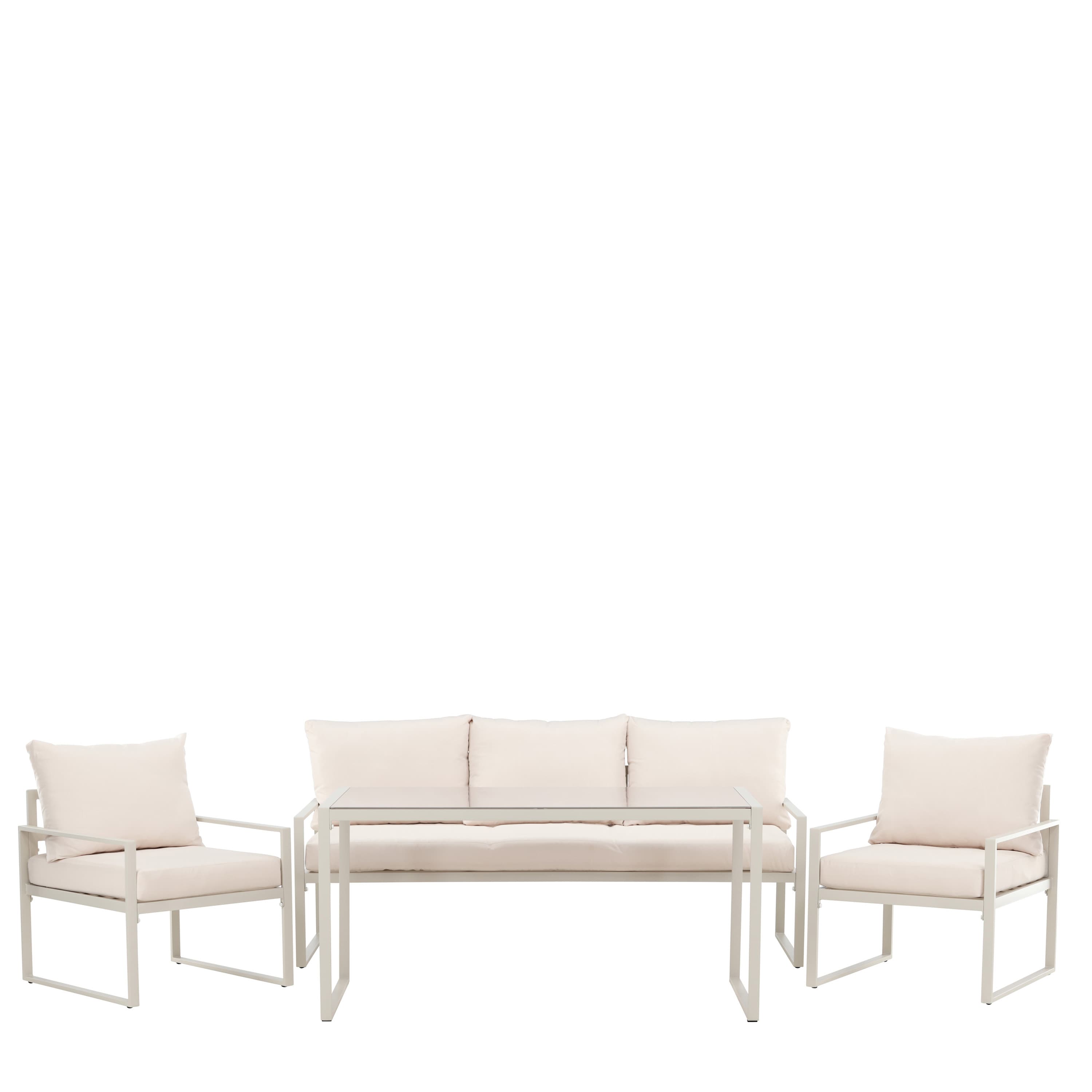 Catania Loungeset Beige/Beige