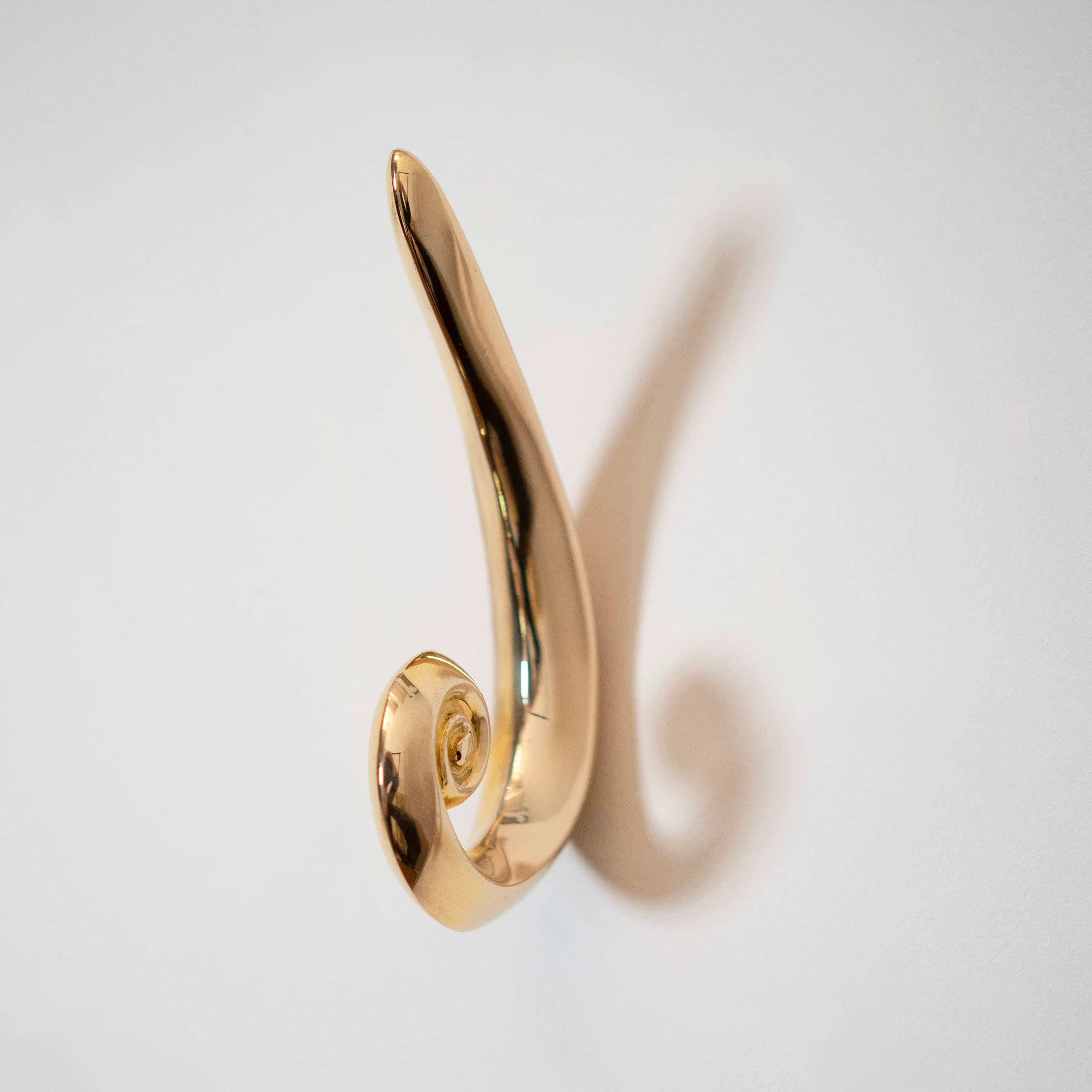 Noelle Wall Hook Brass