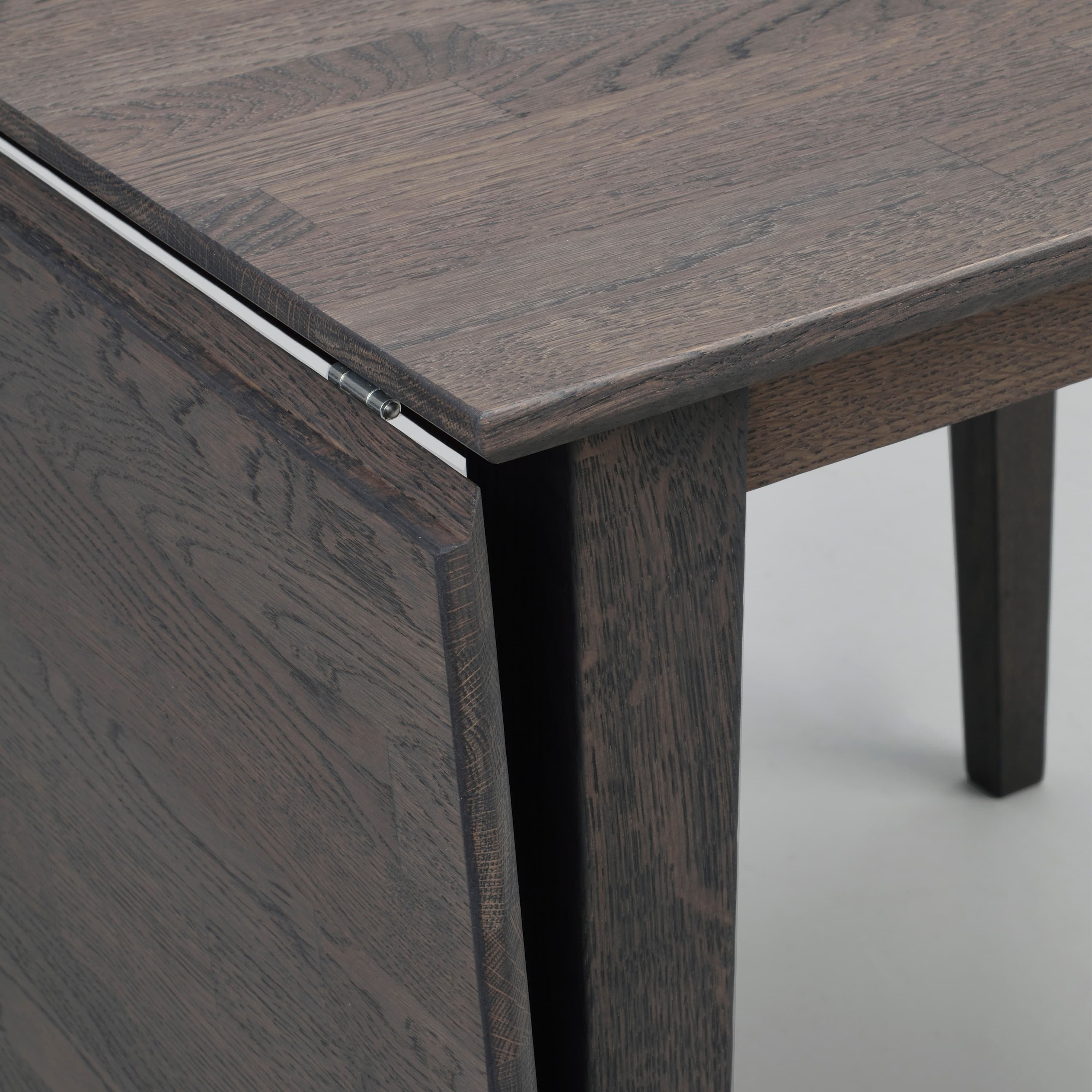 Filippa Klappentisch Dunkelbraune Eiche 80+45cm
