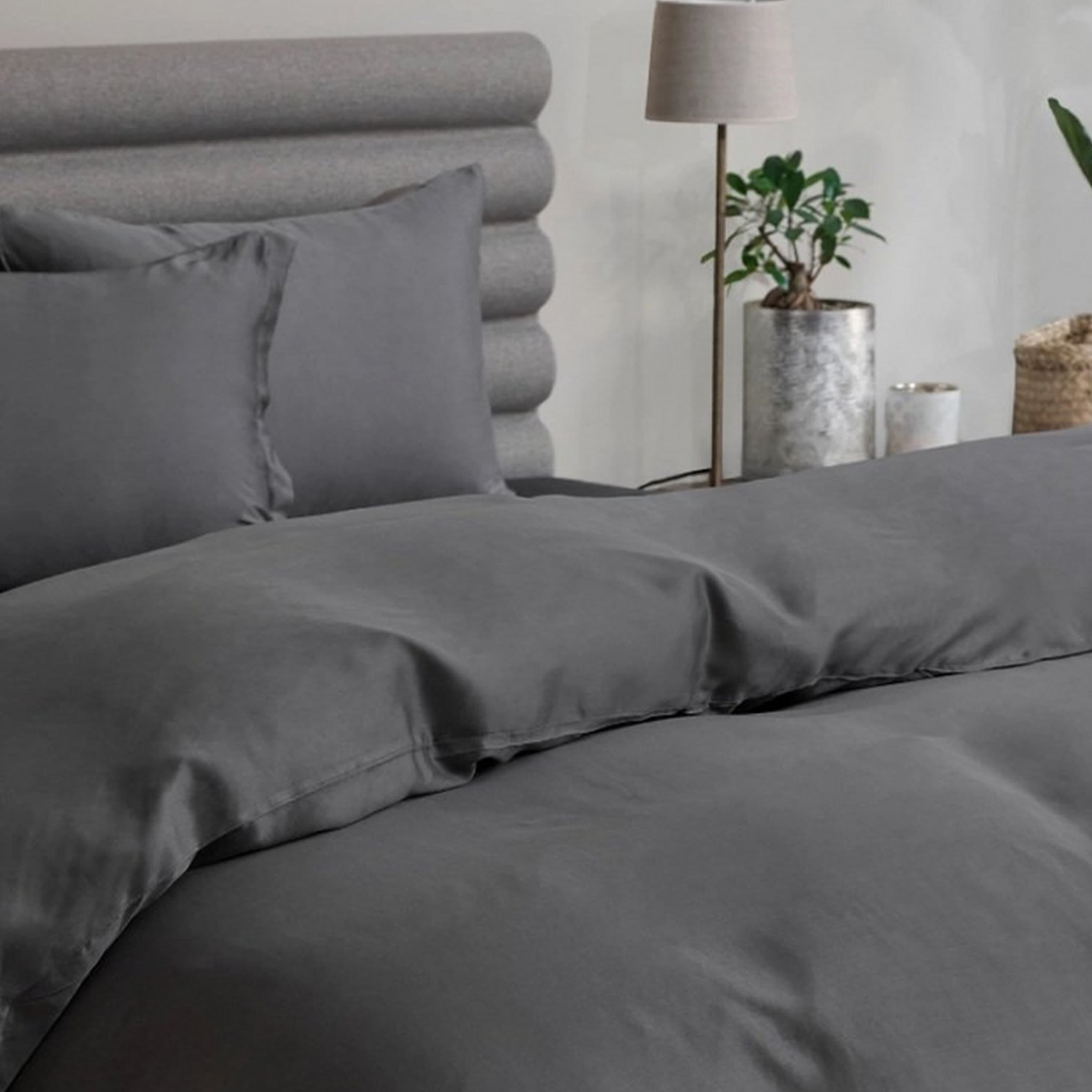 Bambu Duvet Cover Anthracite 150x210