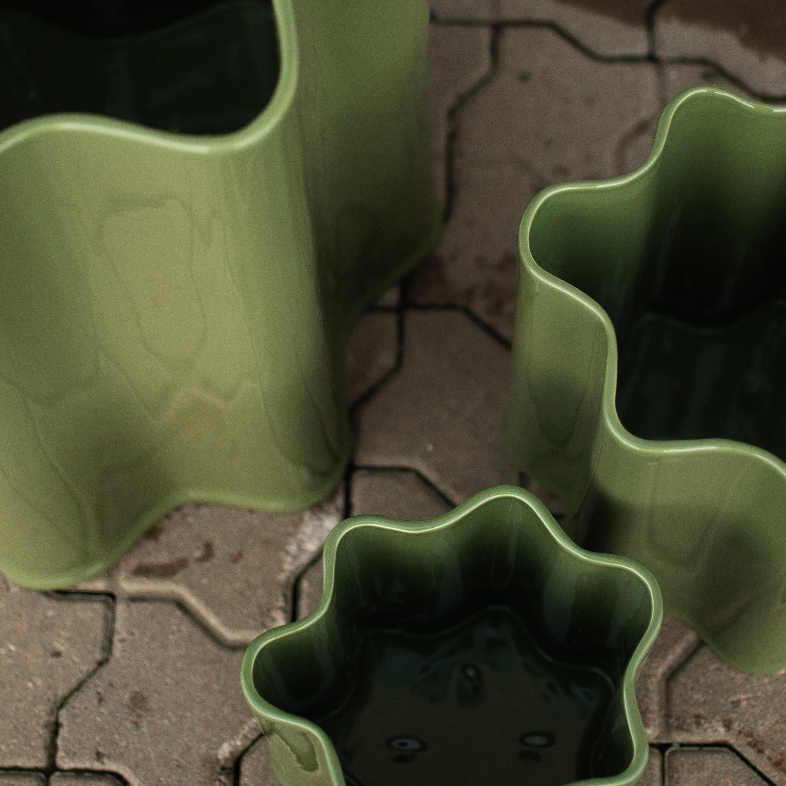 Filter Krug Glänzend grün Klein