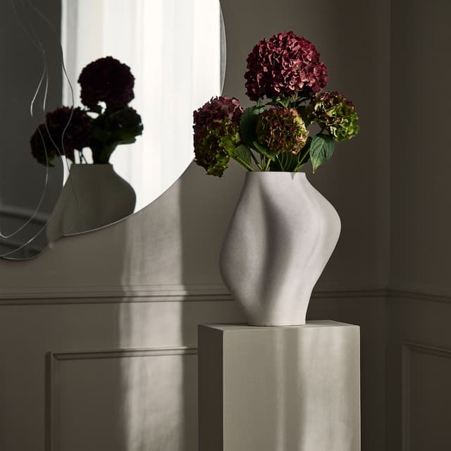 Saltare Vase Creme Narrow