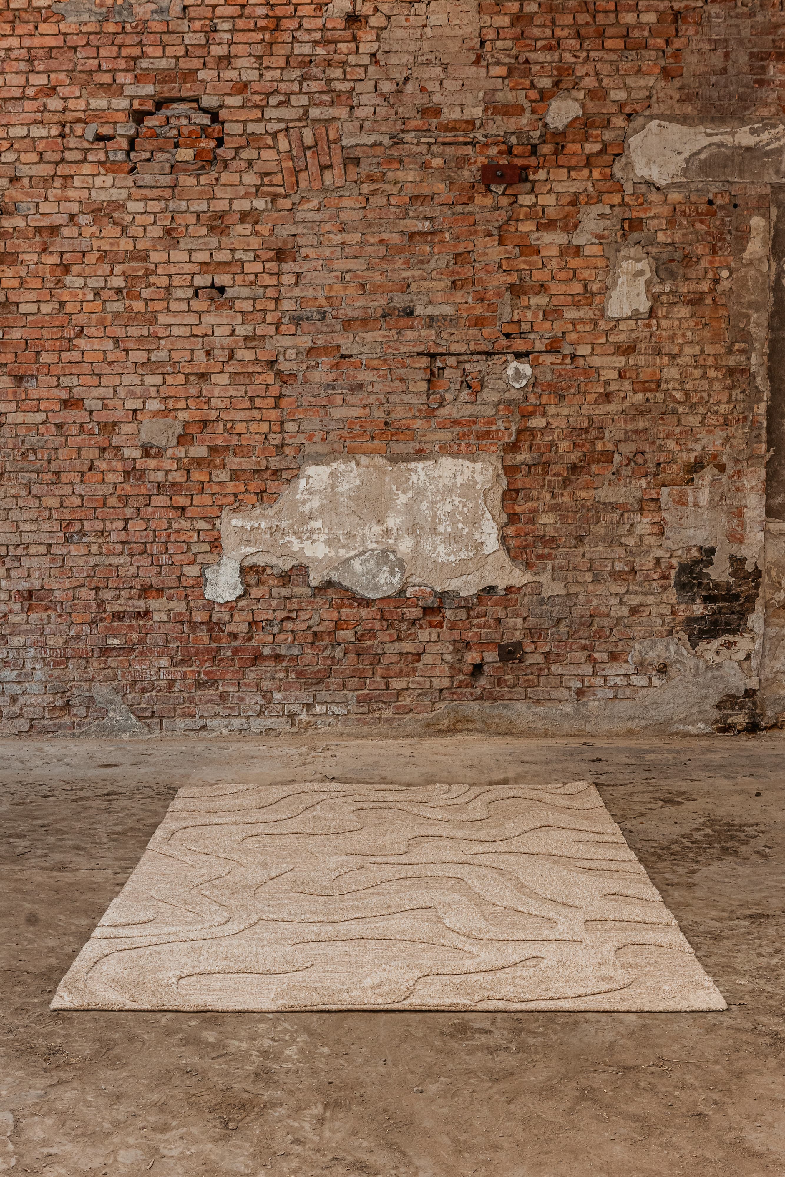 Norlander Wollteppich Beige/Melange 250x350