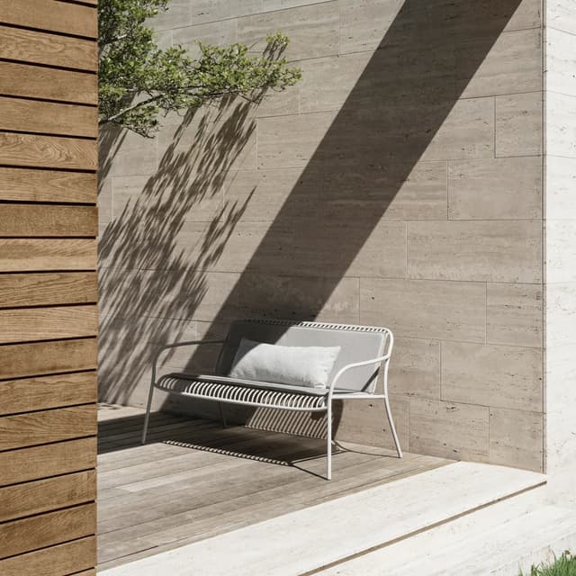 Yua Wire Outdoor Lounge Sofa Silk Gray