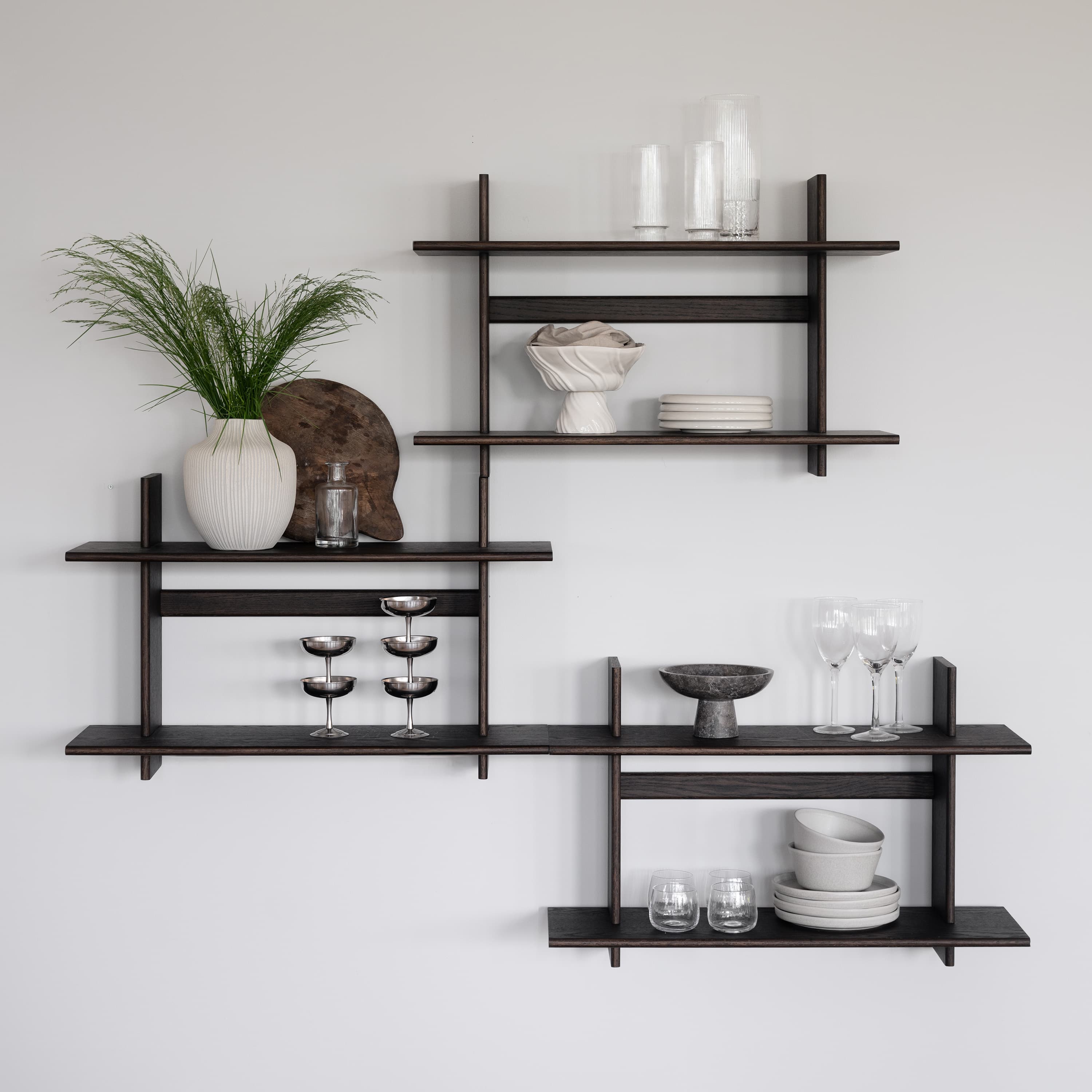 Westlock Vägghylla Brun Ek 75x48