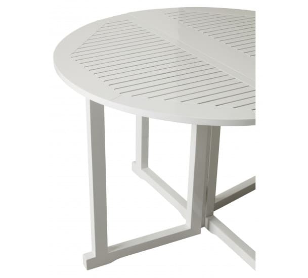 Butterfly Balcony Table White Ø110