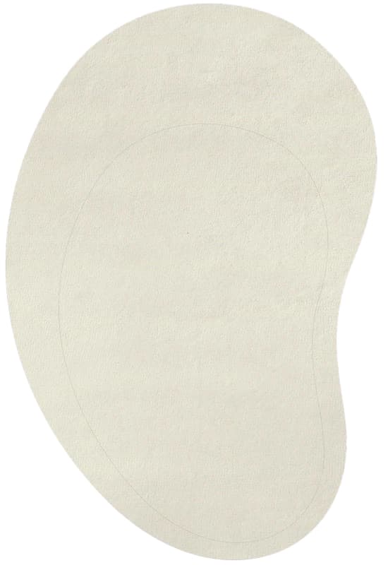 Residue Wollteppich Bone White 265x400
