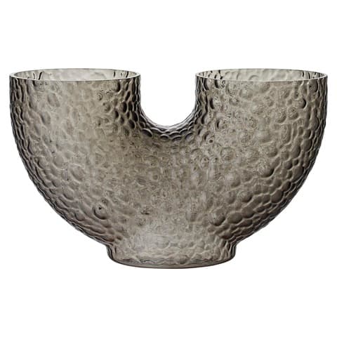 Arura Low Vase Schwarz