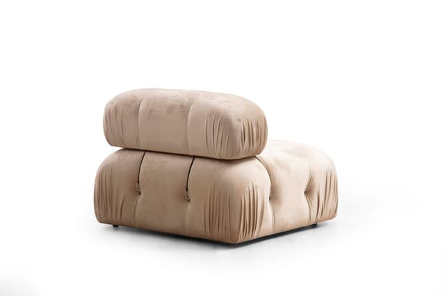 Blanca Sofa Module Beige Velvet