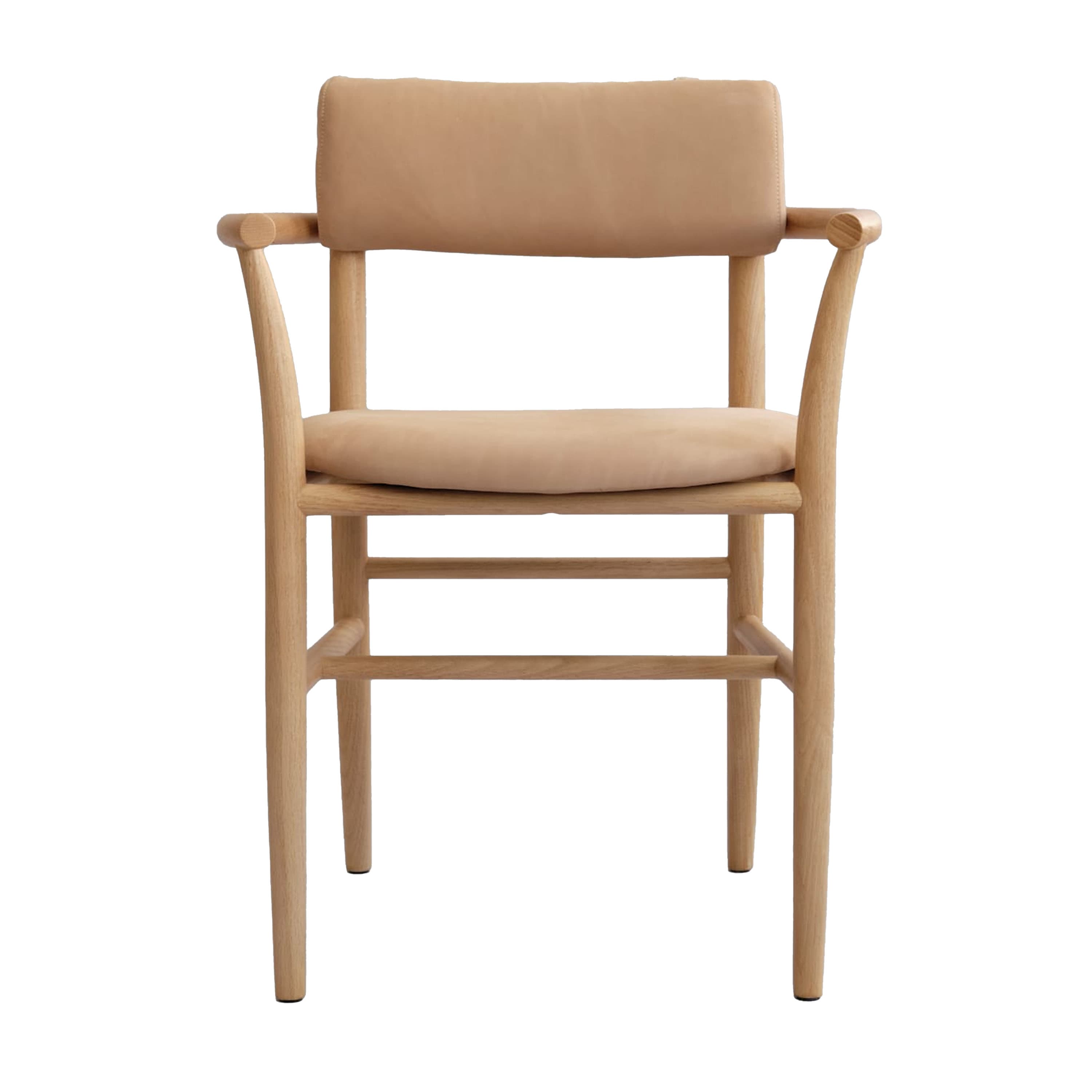 Nama Esszimmerstuhl Natural Oak/Nubuck Leather