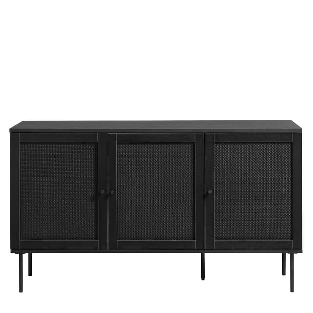 Elin Sideboard Schwarz 140cm