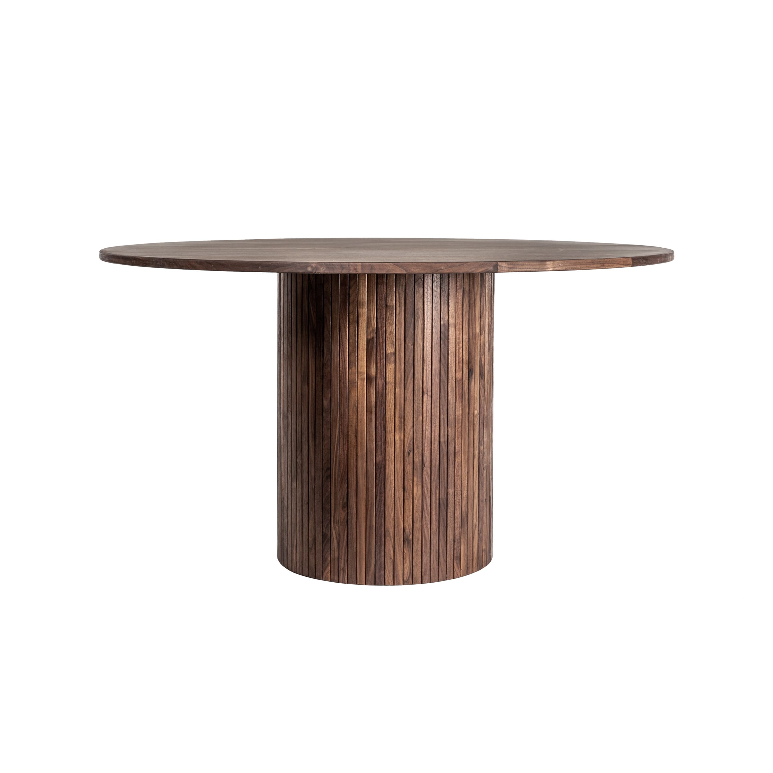 Adele Dining Table Walnut Ø130