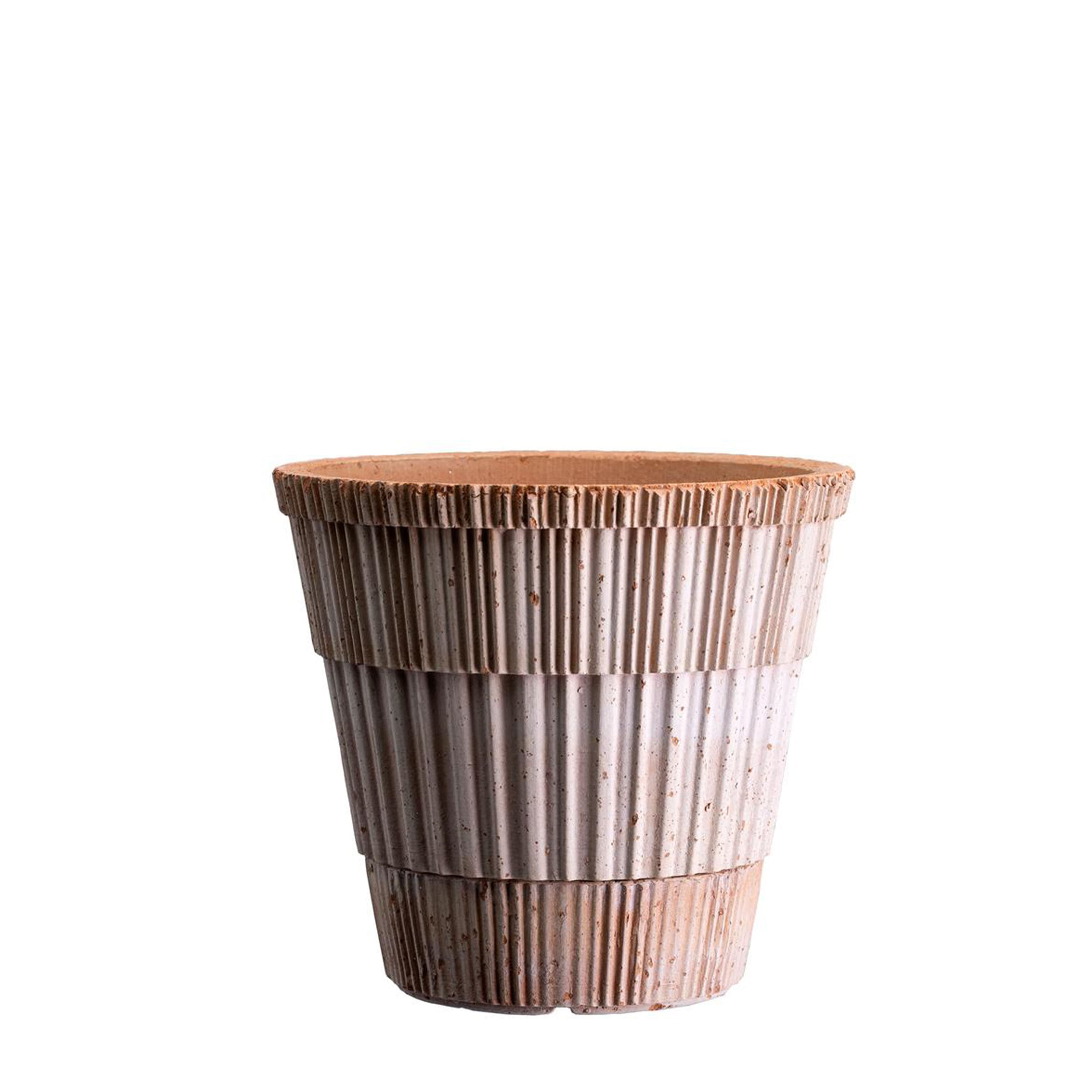 Atlas Pot Raw Pink Terracotta Ø16