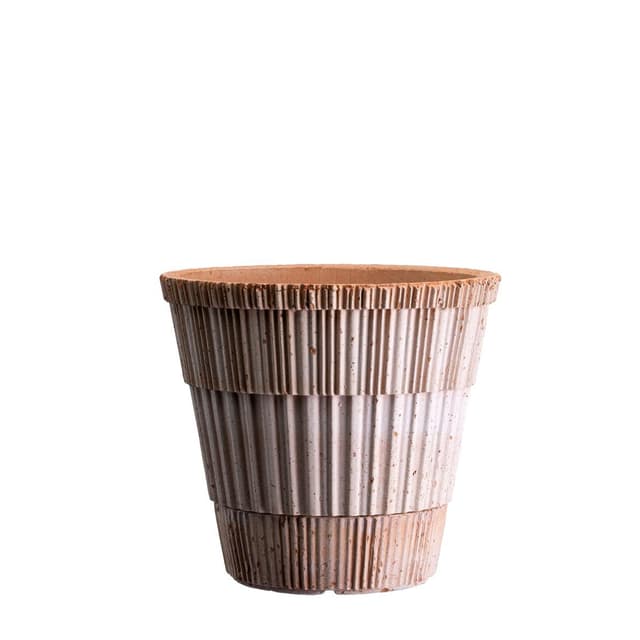 Atlas Pot Raw Pink Terracotta Ø16
